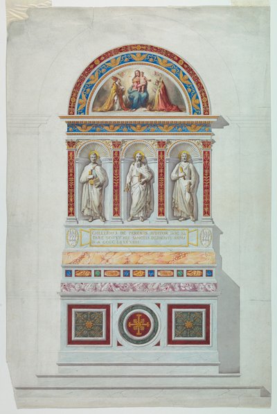 Elevation of an Altar, 1894 by Unknown